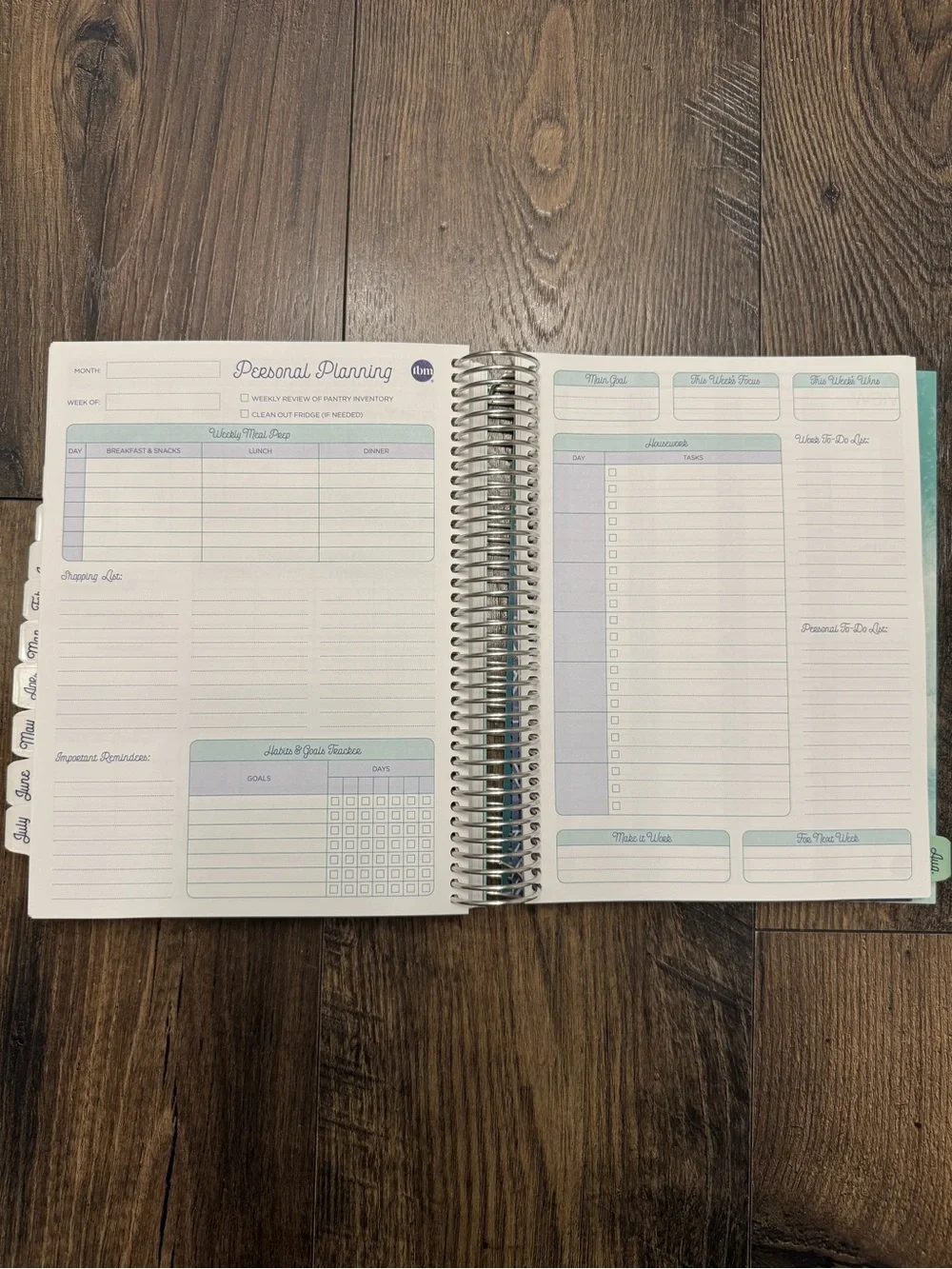 The Budget Mom Live Rich Planner - Weekly and Monthly Planner